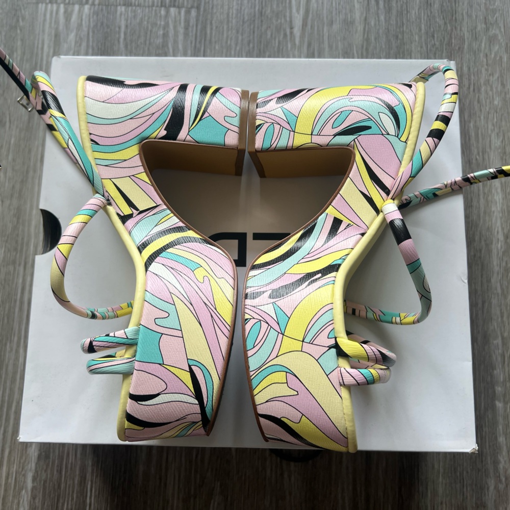 ALDO Colorful Strappy Platform Sandals